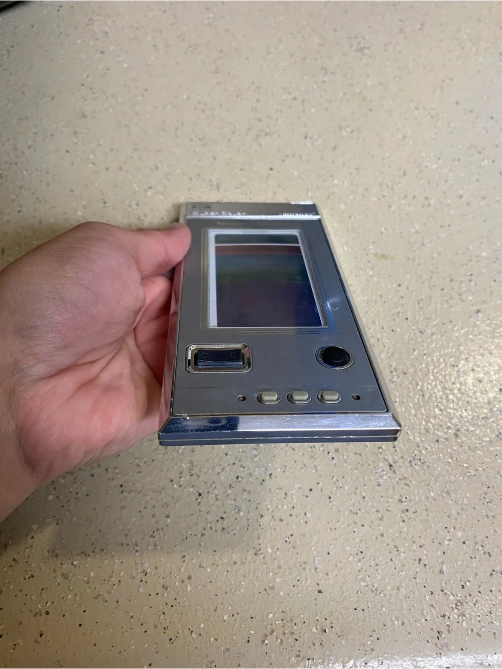 Nintendo SuperColor Spitball Sparky Handheld Console - Silver